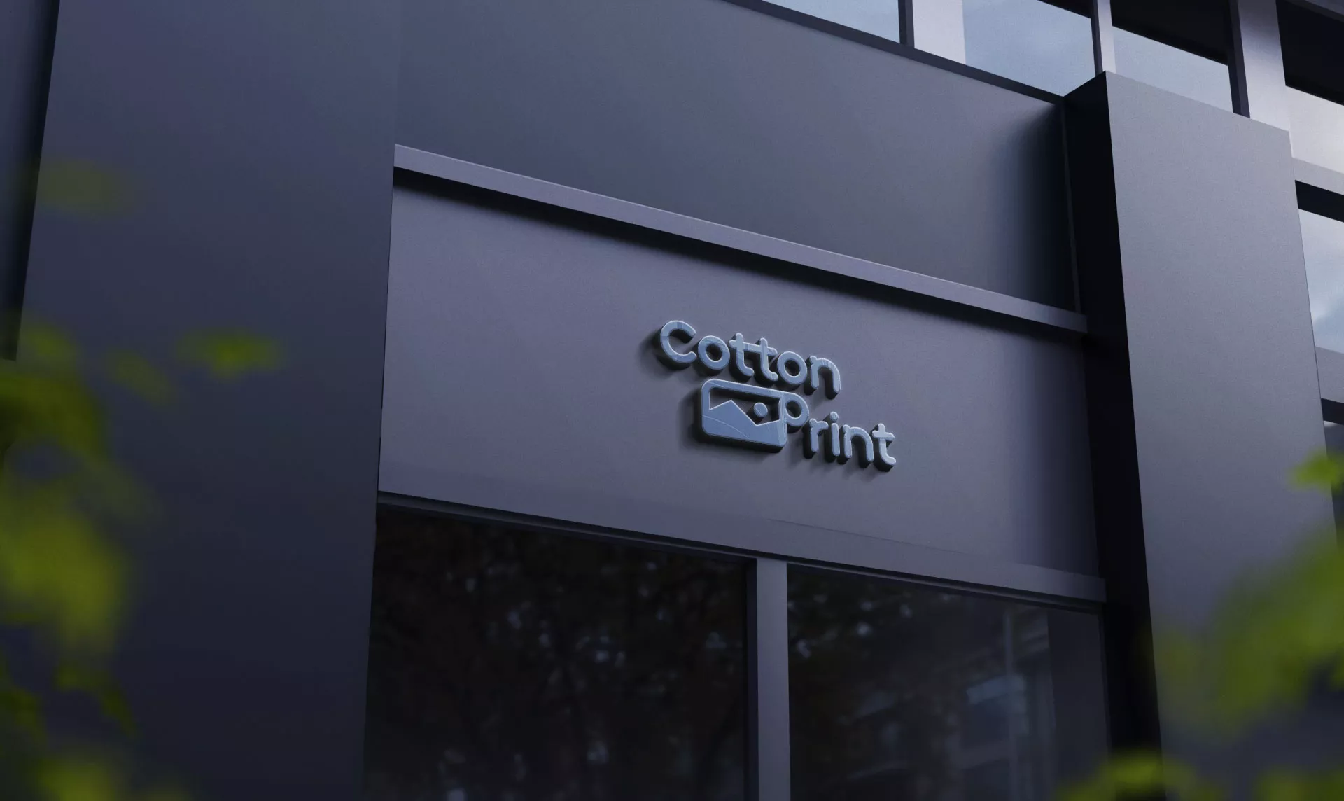 Разработка логотипа в Аше для компании «CottonPrint»