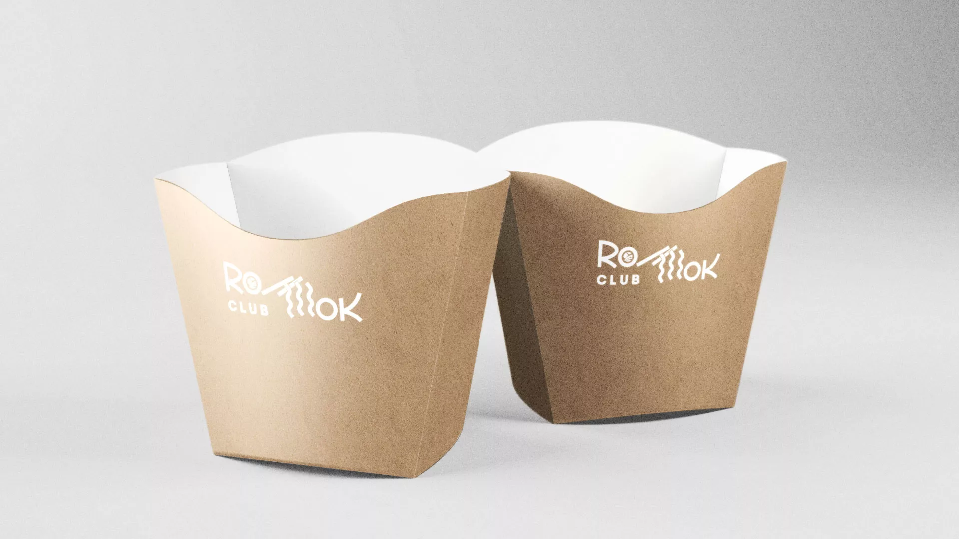 Создание логотипа суши-бара «Roll Wok Club» в Аше