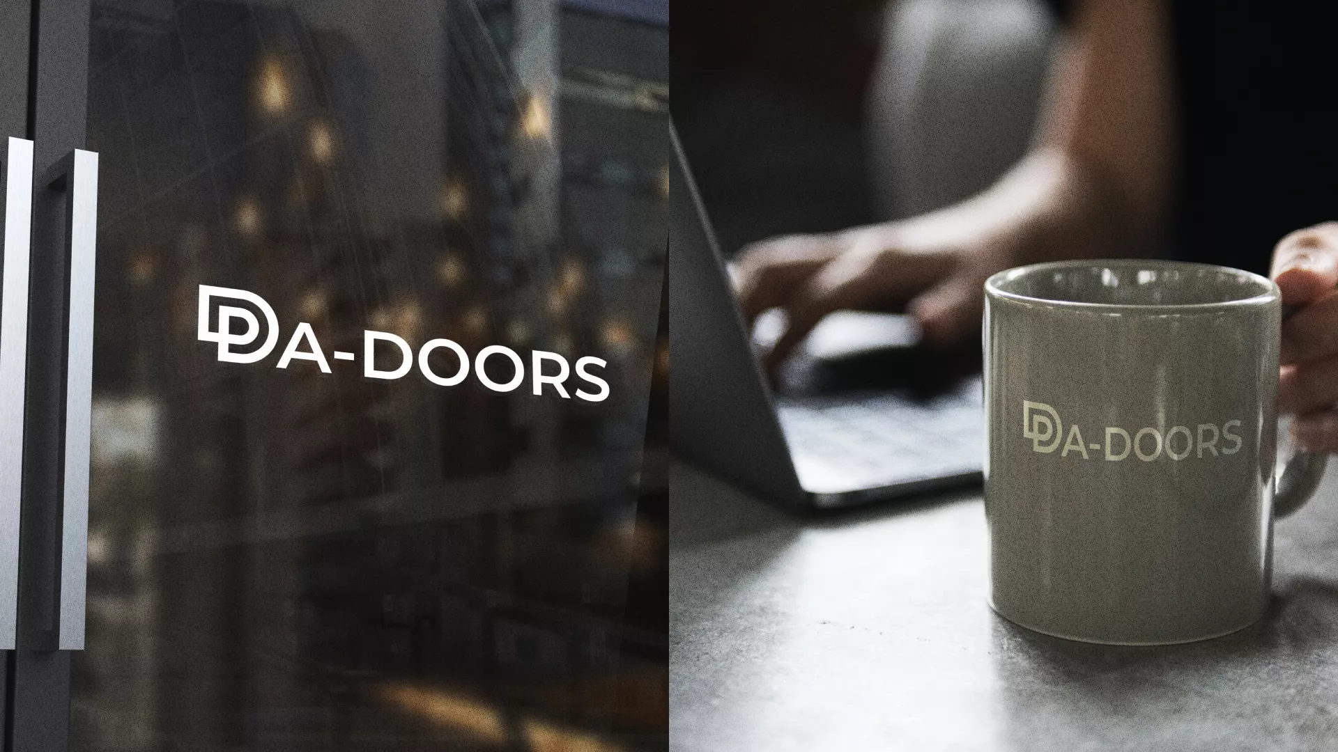 Создание логотипа компании «DA-DOORS» в Аше